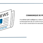 Communiqué de presse Prométhée Earth Intelligence