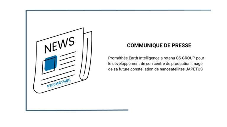 Communiqué de presse Prométhée Earth Intelligence